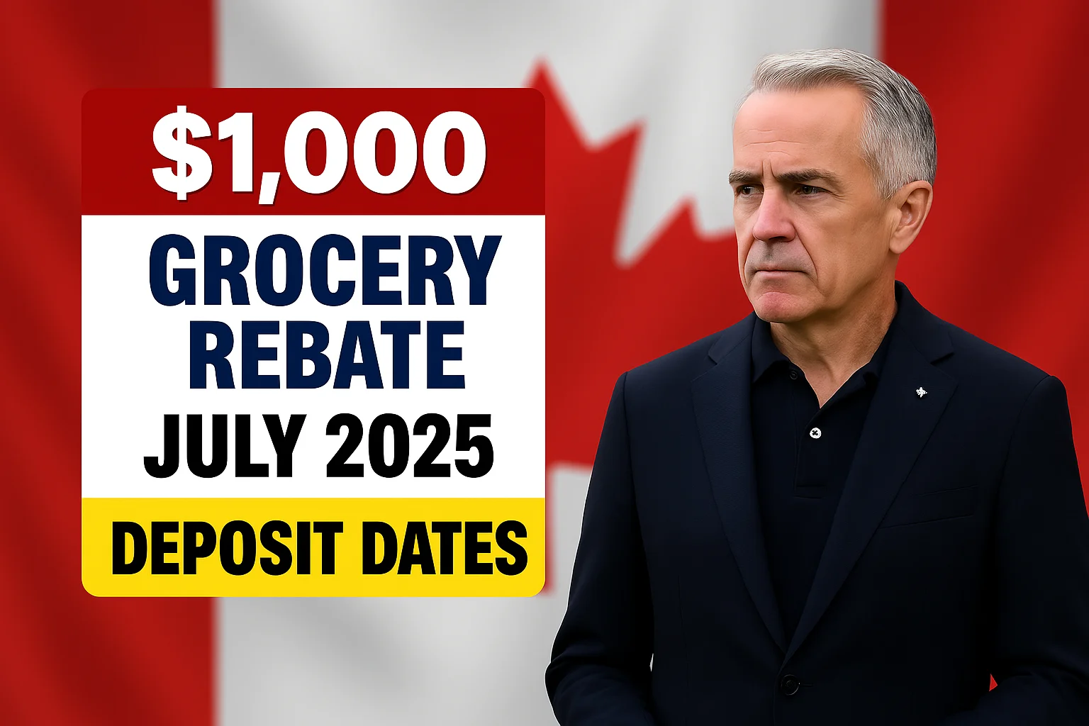 Canada’s $1,000 Grocery Benefit Arrives August 2025